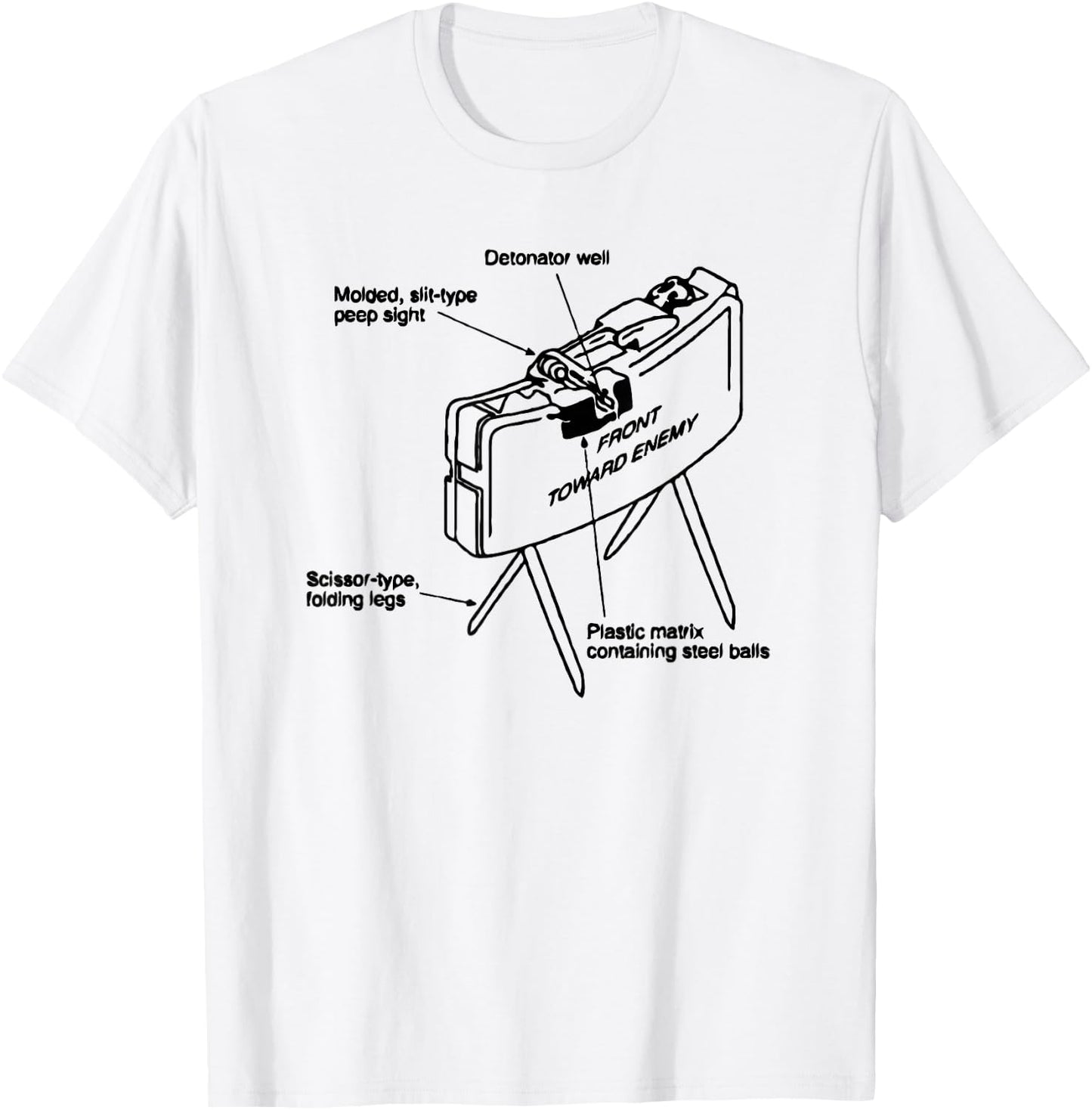 Funny Infantry Claymore Mine shirt 0311 11B T-Shirt - T-Shirt | White
