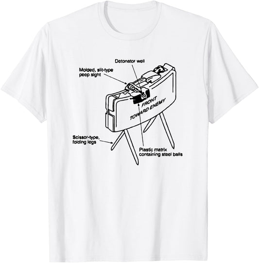Funny Infantry Claymore Mine shirt 0311 11B T-Shirt - T-Shirt | White