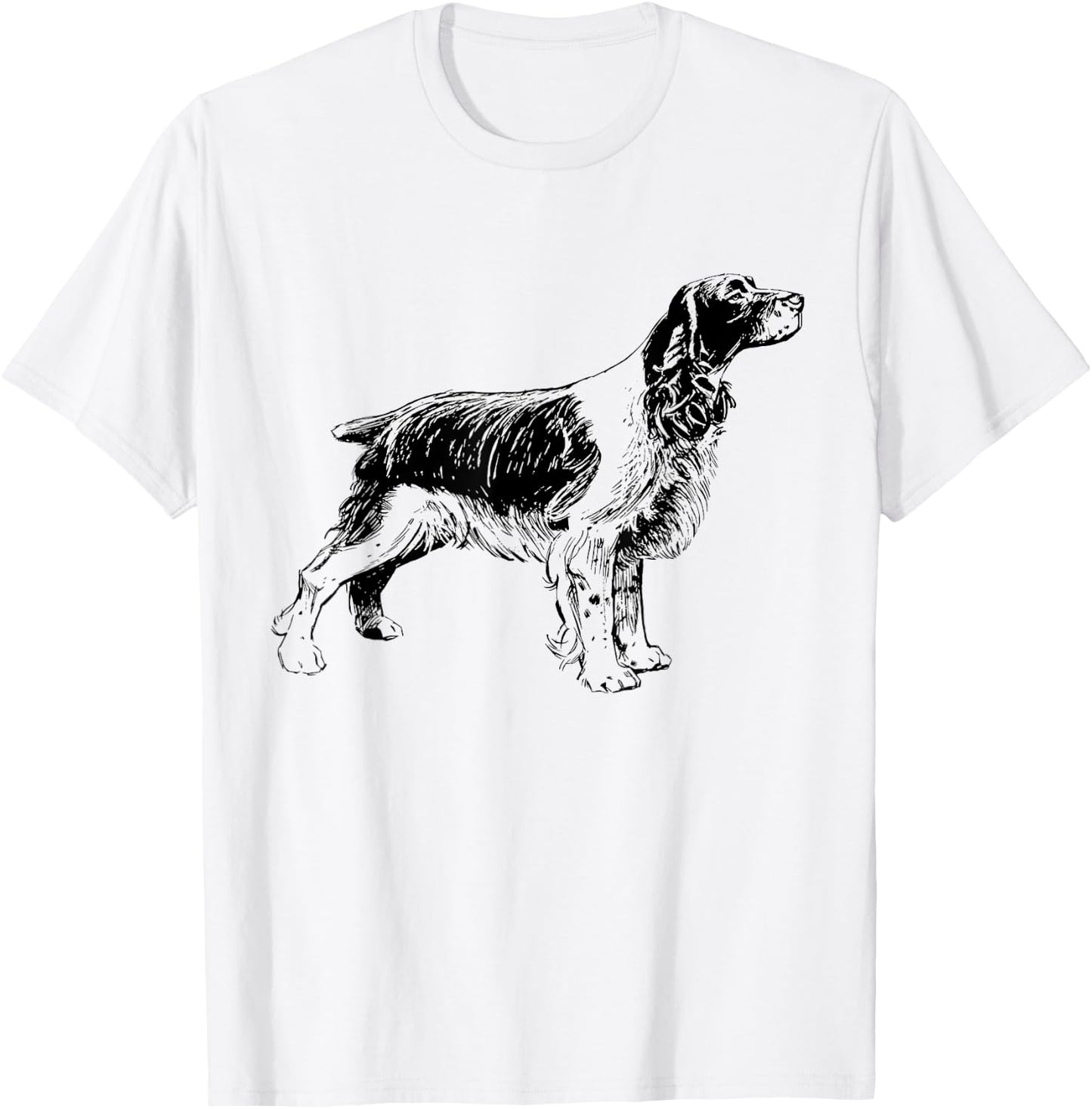 English Springer Spaniel English Spaniel Dog T-Shirt - T-Shirt | White