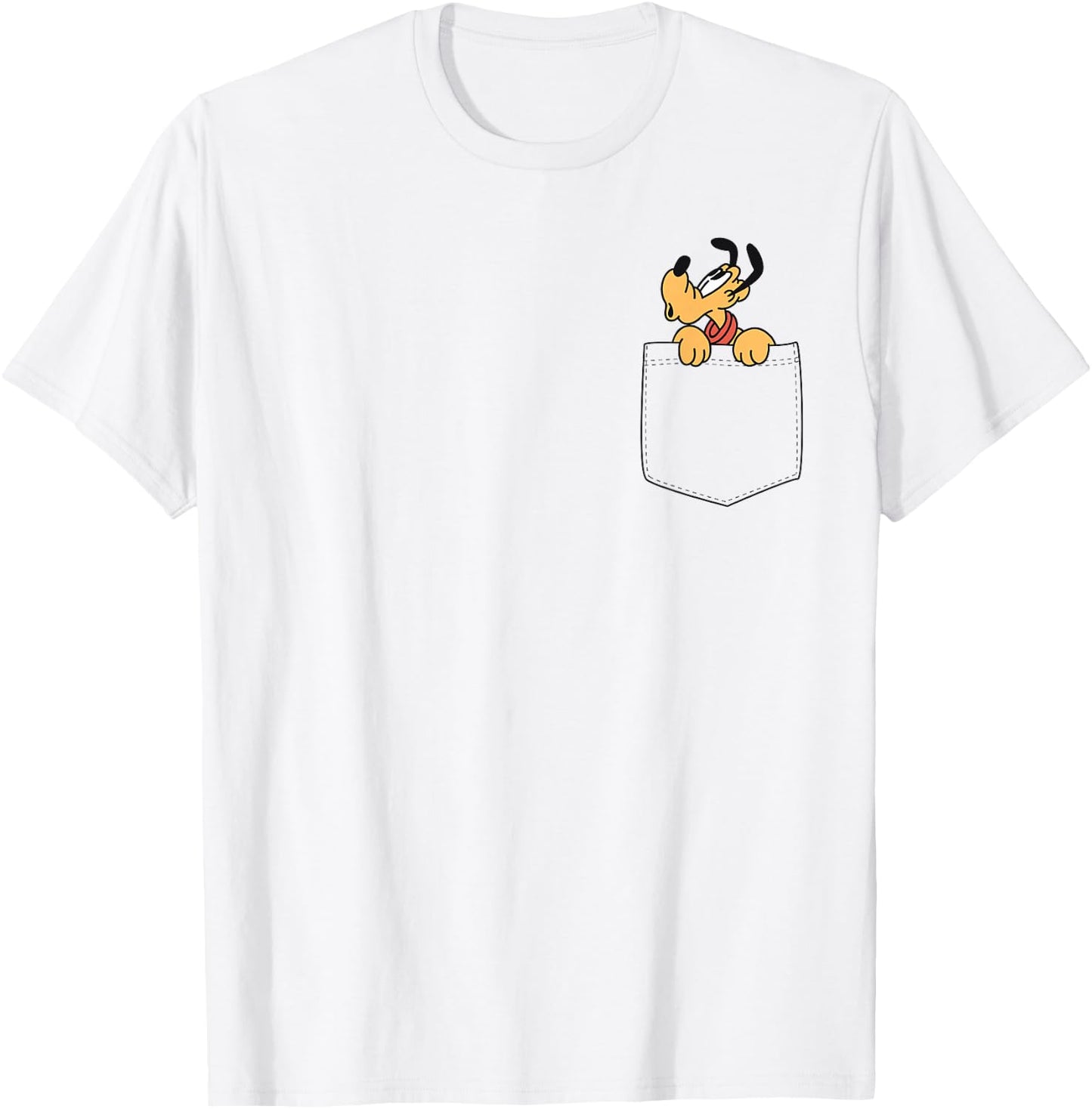 Disney - Pluto Pocket T-Shirt - T-Shirt | White