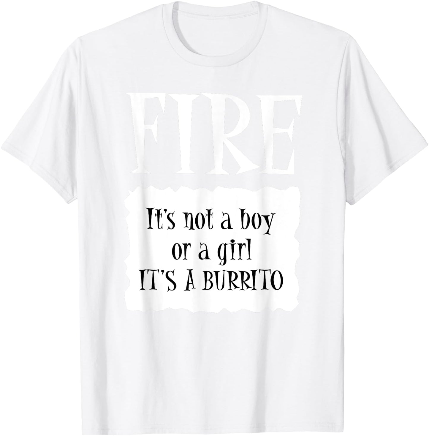 FIRE - Hot Packet Halloween Taco Costume T-Shirt - T-Shirt | White