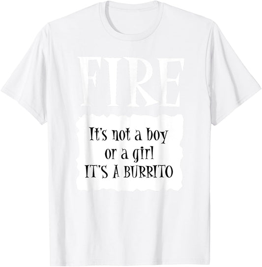 FIRE - Hot Packet Halloween Taco Costume T-Shirt - T-Shirt | White
