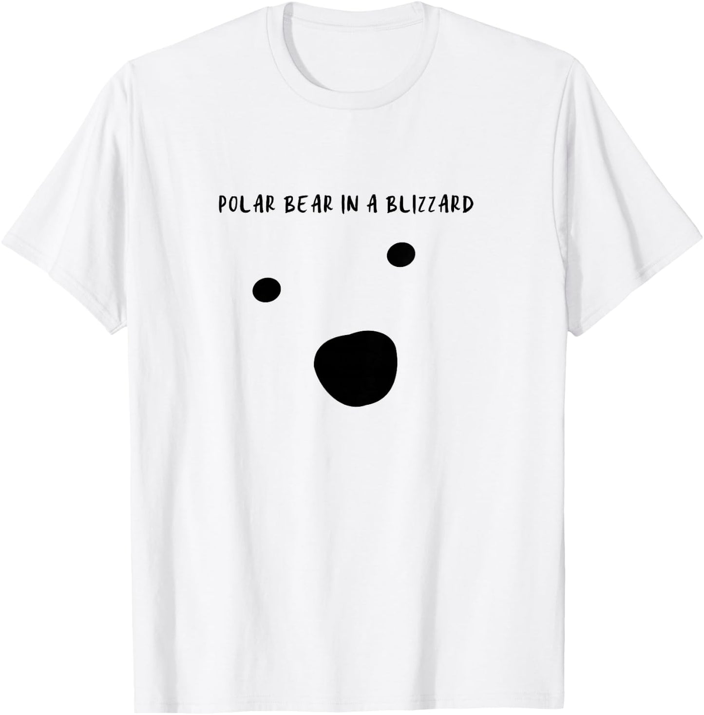 Polar Bear in a Blizzard T-Shirt - T-Shirt | White