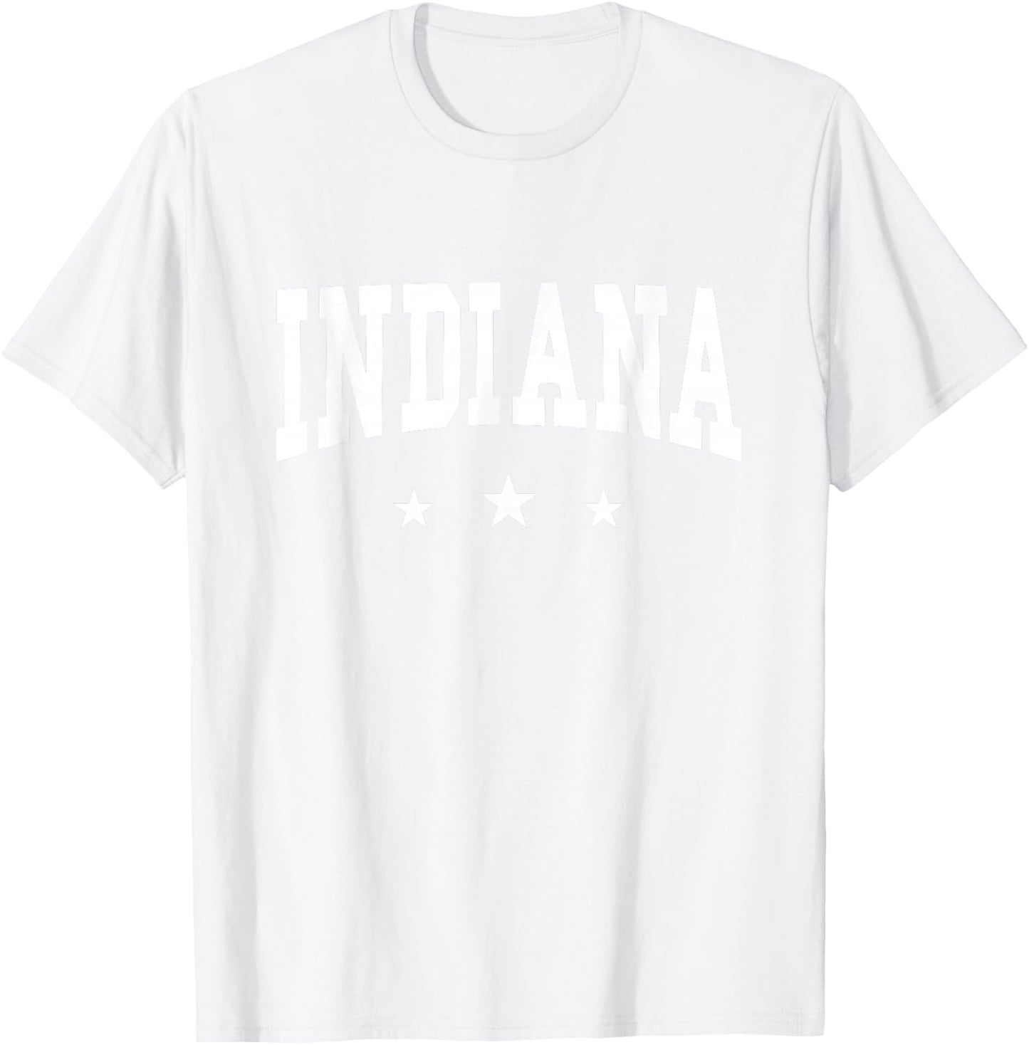 Indiana - Preppy Varsity Pink - Throwback Design - Classic T-Shirt - T-Shirt | White