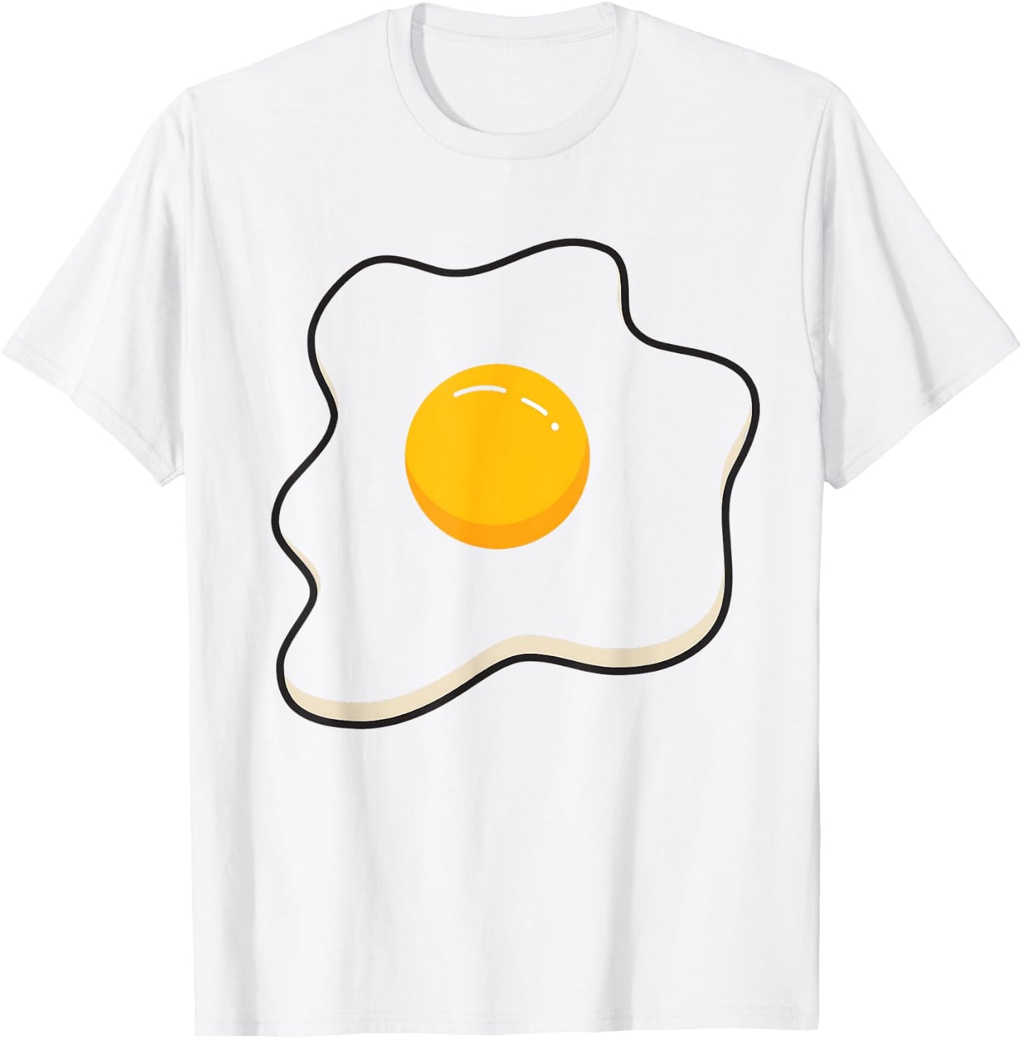 Funny Egg Halloween Costume PRETEND I'M AN EGG White Yellow T-Shirt - T-Shirt | White