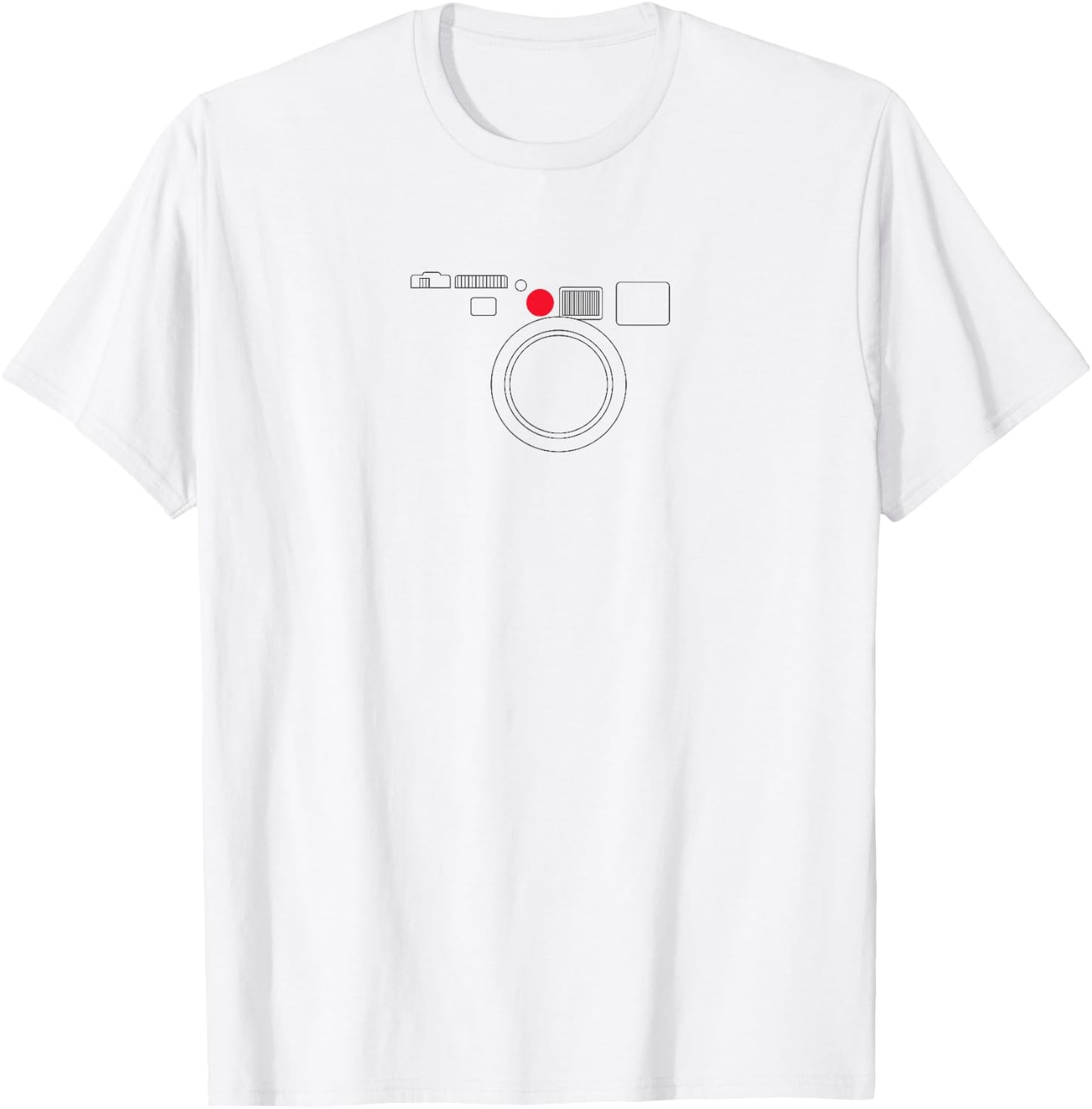 Minimalist Leica M Retro Film T-Shirt - T-Shirt | White