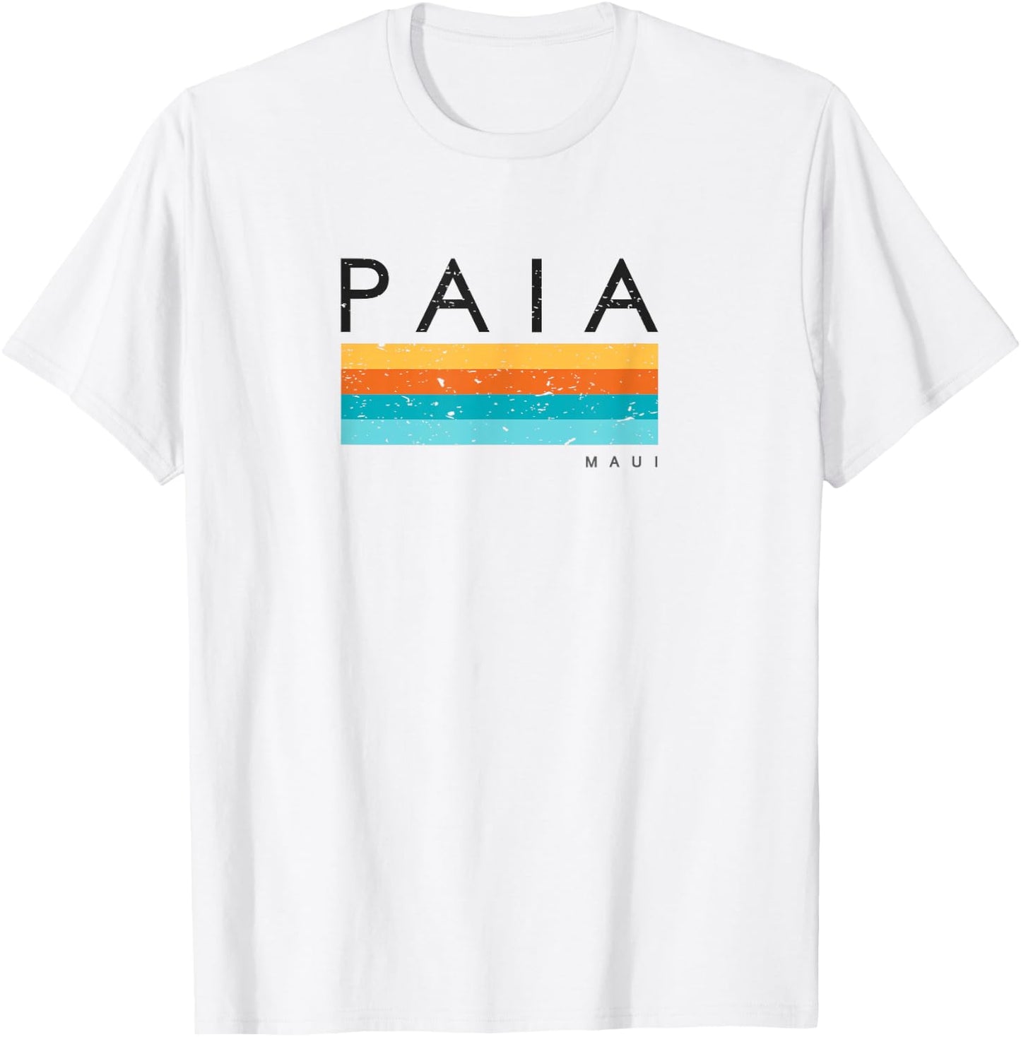 Retro Paia Maui Vintage Design T-Shirt - T-Shirt | White