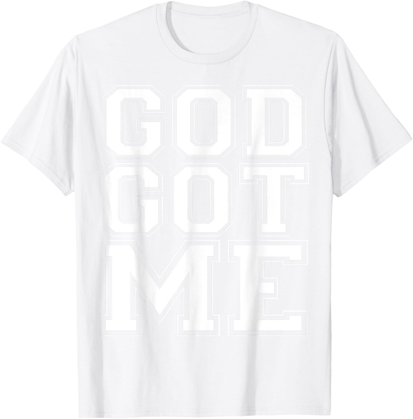Christian T Shirt God Got Me T-Shirt - T-Shirt | White