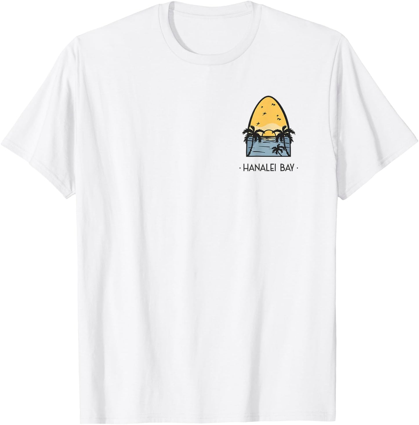 Hanalei Bay Vintage Surf T-Shirt - T-Shirt | White