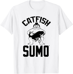 Lucky Catfishing Shirt by Catfish Sumo T-Shirt - T-Shirt | White