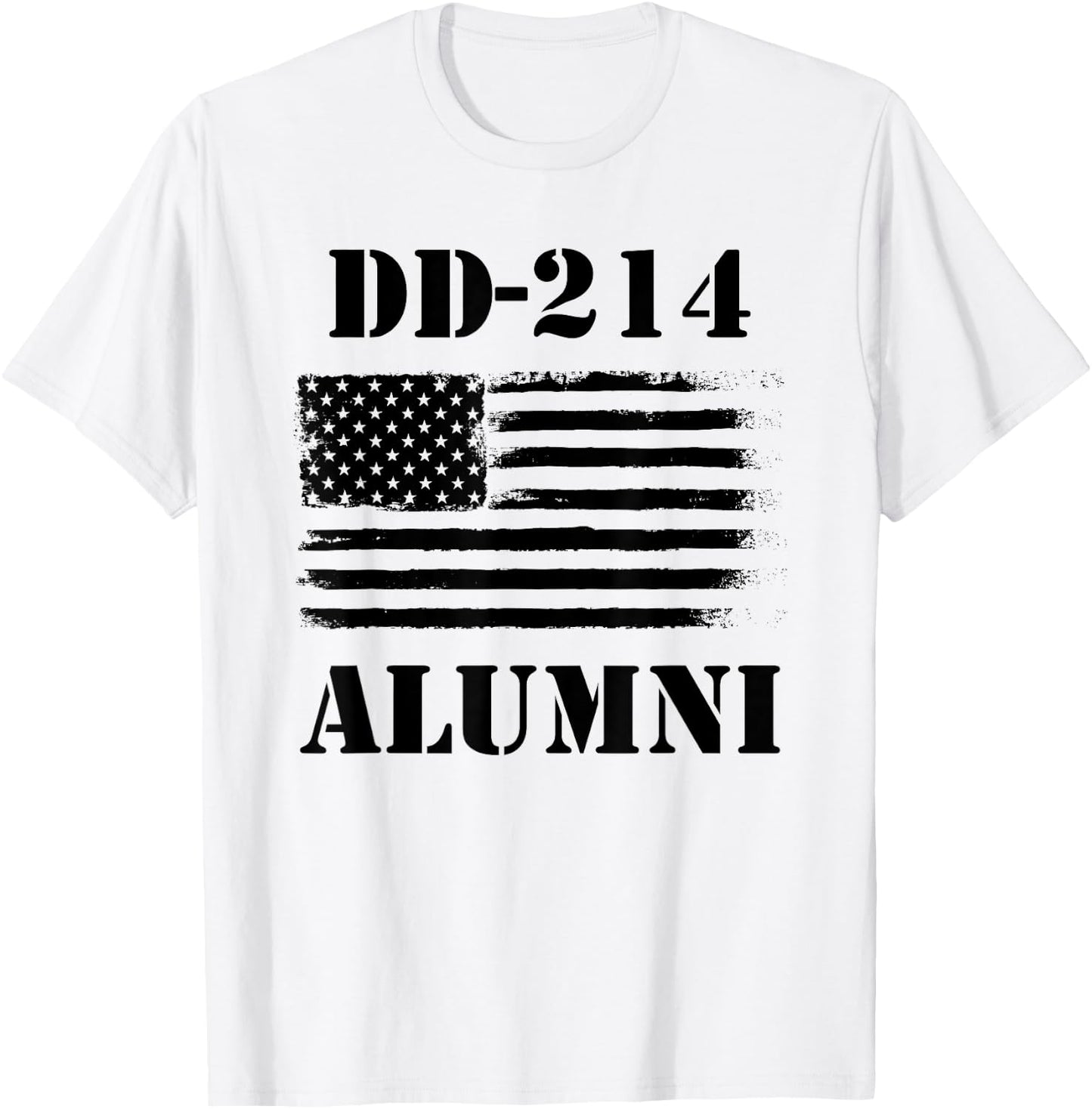 DD 214 Alumni - Veteran Gift Retired American Soldier T-Shirt - T-Shirt | White