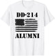 DD 214 Alumni - Veteran Gift Retired American Soldier T-Shirt - T-Shirt | White