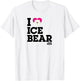 We Bare Bears Heart Ice Bear T-Shirt - T-Shirt | White