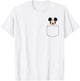Disney Adult Classic Fit Mickey Mouse - Blue Cotton , ODNY-2045 T-Shirt - T-Shirt | White