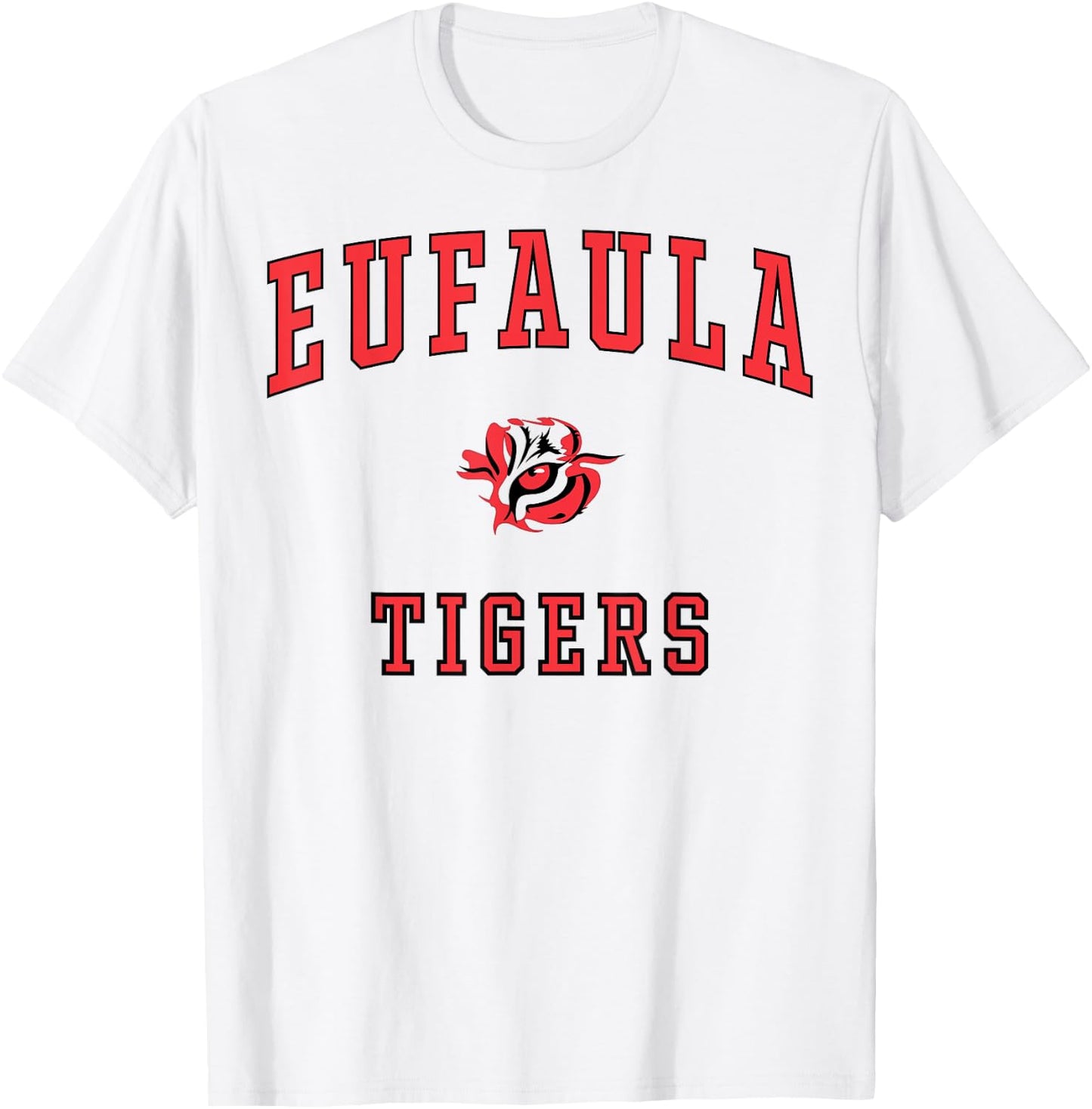 Eufaula High School Tigers C1 T-Shirt - T-Shirt | White