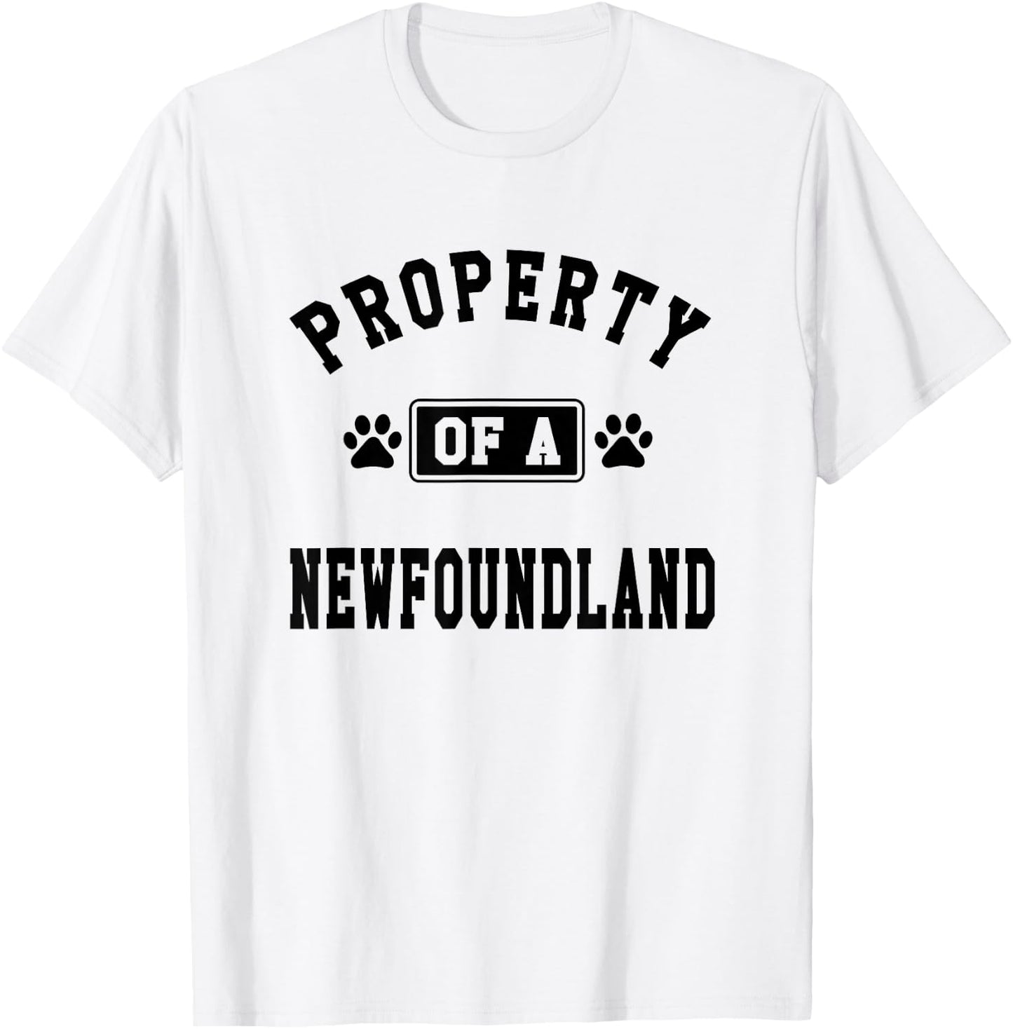 Property Of Newfoundland - Funny Newfoundland Lover Shirt T-Shirt - T-Shirt | White