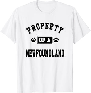 Property Of Newfoundland - Funny Newfoundland Lover Shirt T-Shirt - T-Shirt | White