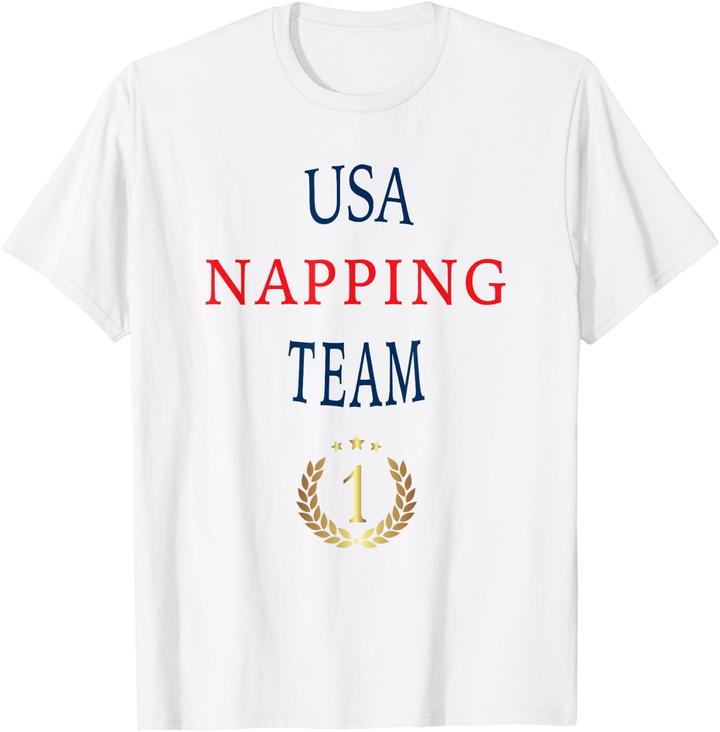 USA American Napping Team , Professional Napper T-Shirt - T-Shirt | White