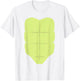 Turtle Body Belly Costume Easy Halloween Gift Reptile Lover T-Shirt - T-Shirt | White