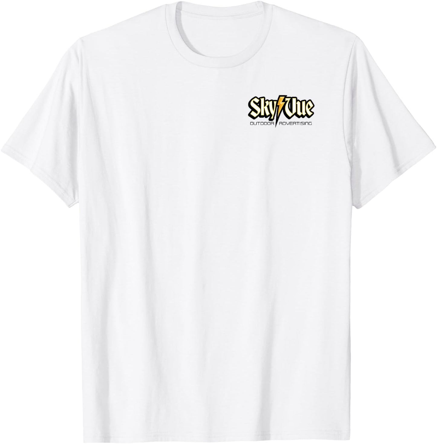 Sky Vue Outdoor Advertising T-Shirt - T-Shirt | White