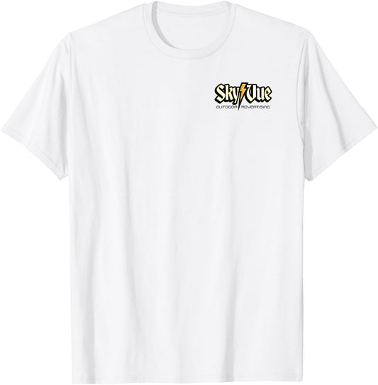 Sky Vue Outdoor Advertising T-Shirt - T-Shirt | White