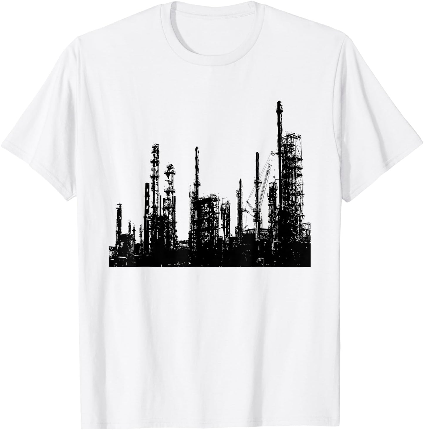 Oil Refinery T-Shirt - T-Shirt | White