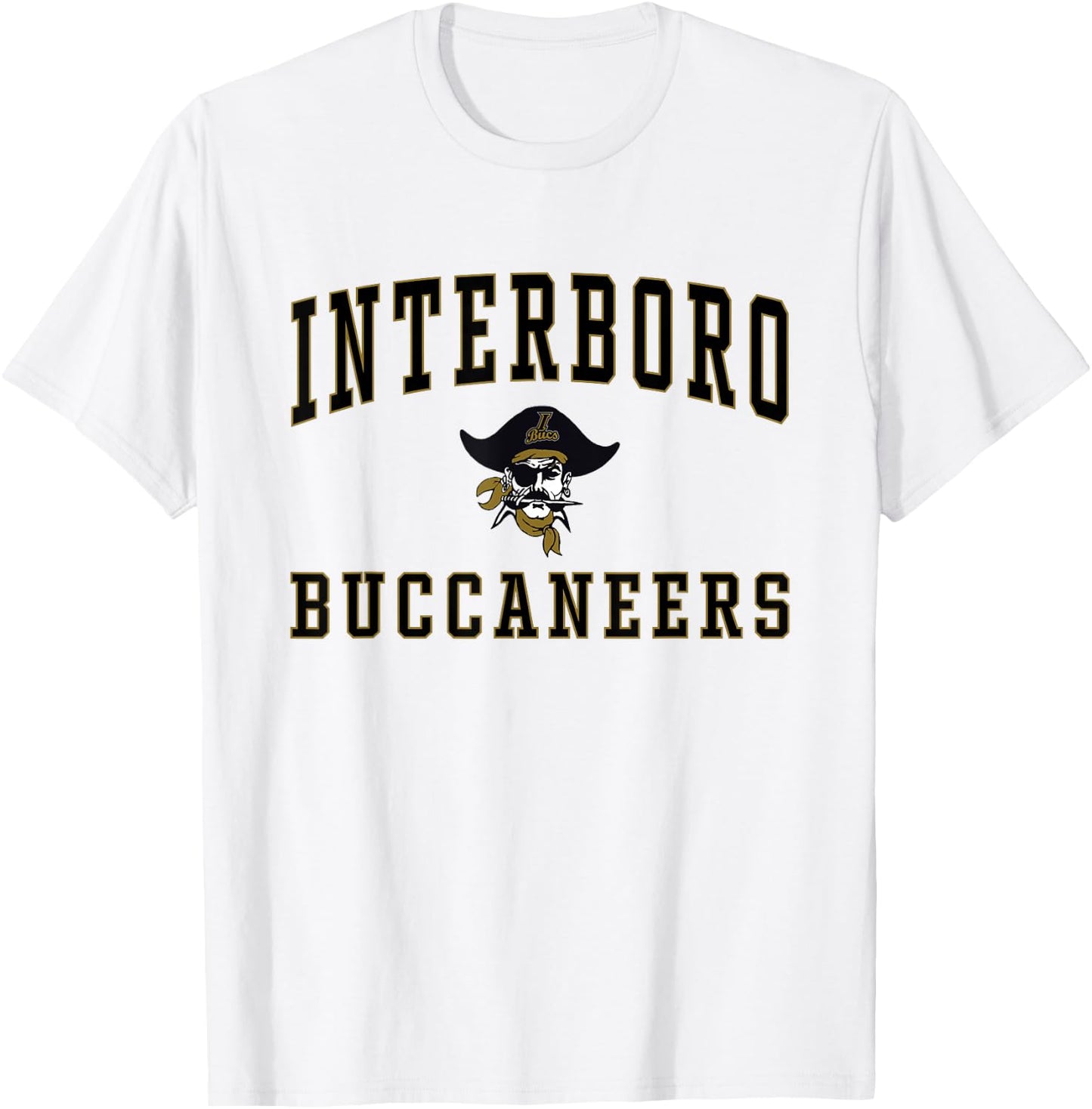 Interboro High School Buccaneers C1 T-Shirt - T-Shirt | White