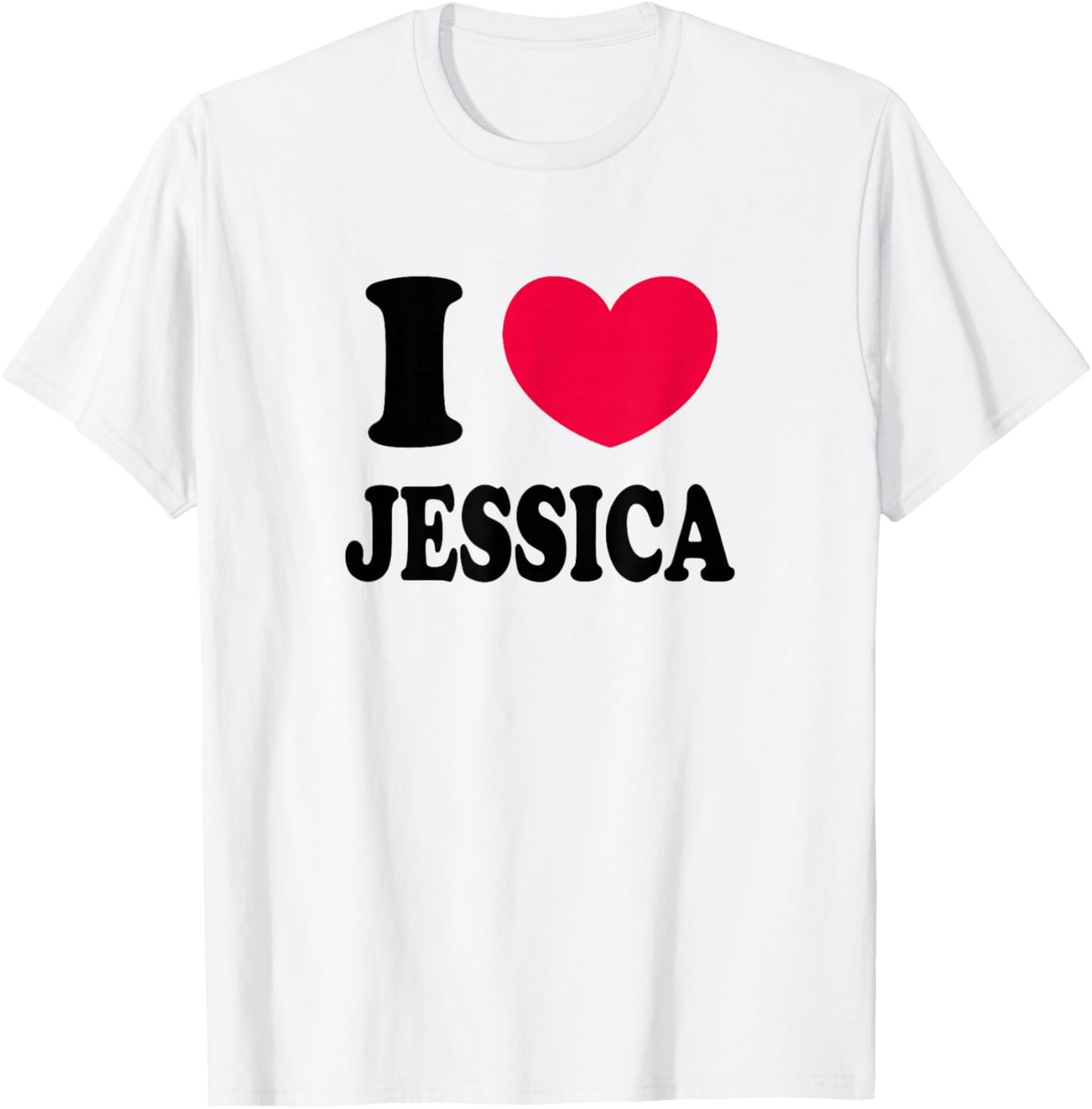 I Love Jessica T-Shirt - T-Shirt | White