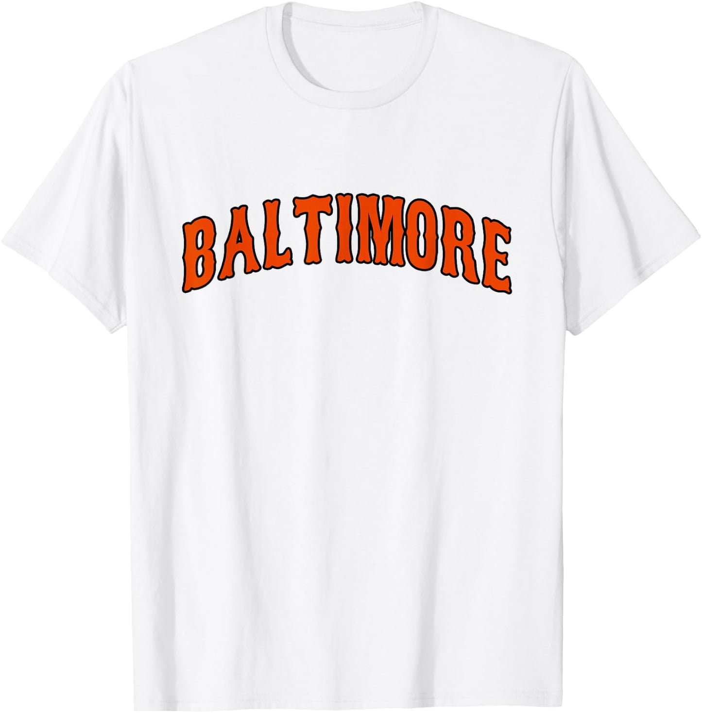 Baltimore - Throwback Design - Classic T-Shirt - T-Shirt | White