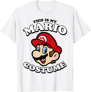 Nintendo Super Mario My Mario Costume Graphic T-Shirt - T-Shirt | White