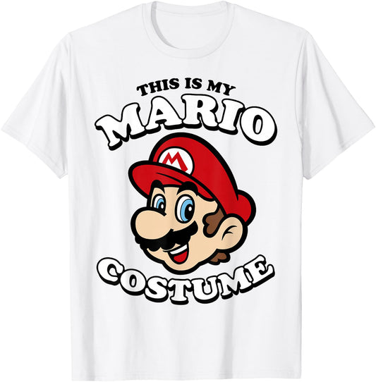 Nintendo Super Mario My Mario Costume Graphic T-Shirt - T-Shirt | White