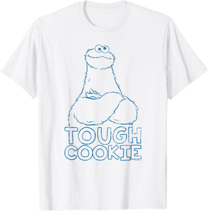 Sesame Street Cookie Monster Tough Cookie T-Shirt - T-Shirt | White