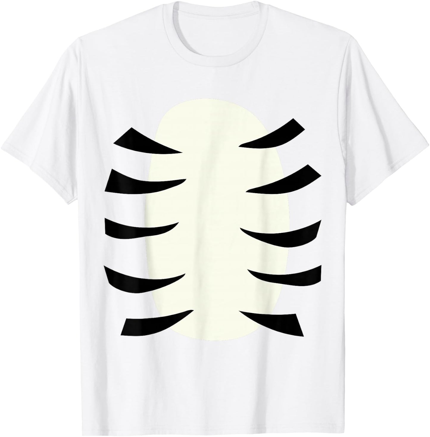 Funny lazy tiger belly and back costume for halloween party T-Shirt - T-Shirt | White
