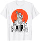 Cat in New York, NYC, America, USA, Patriot, Manhattan T-Shirt - T-Shirt | White