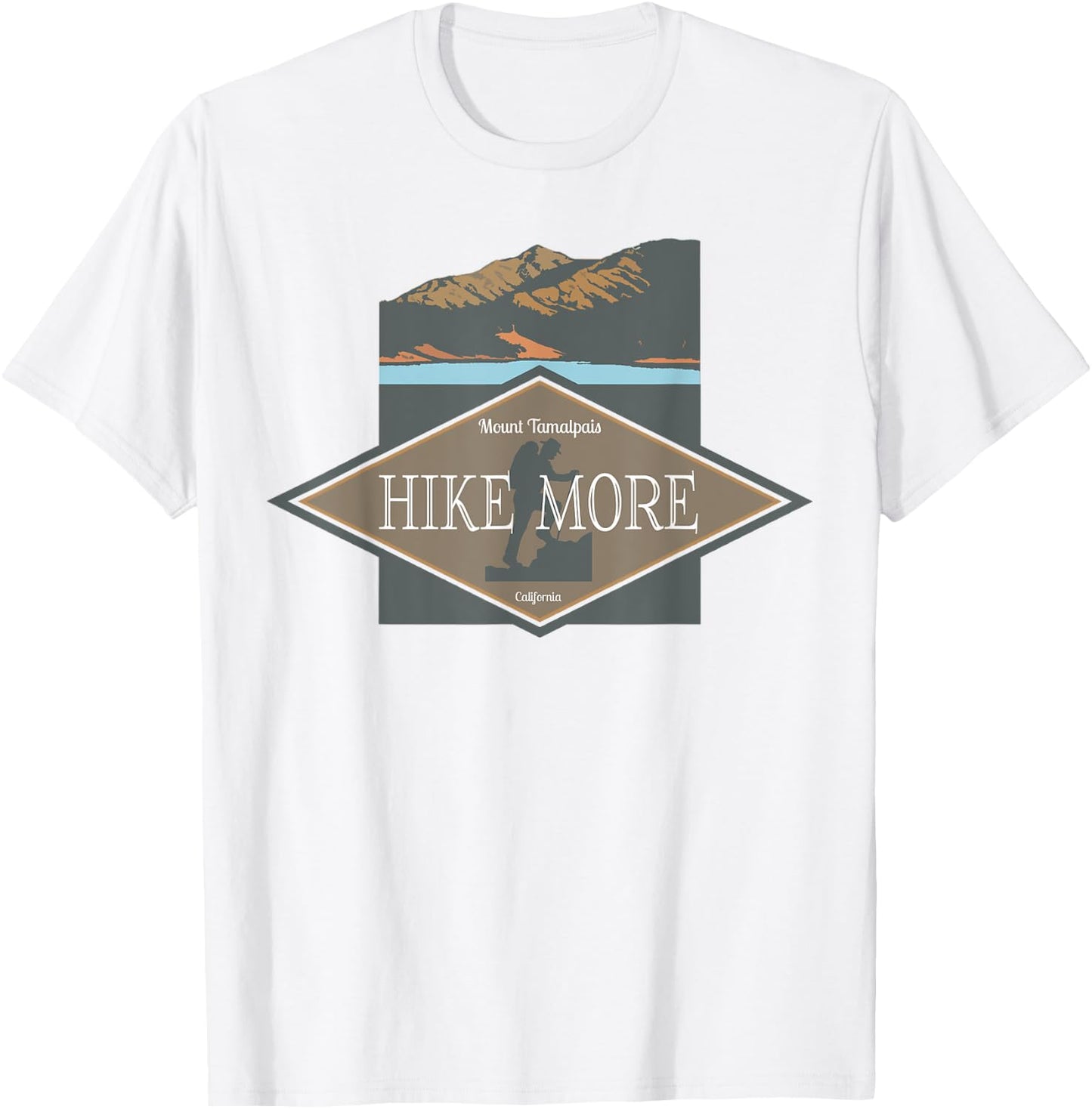 Hike More Mt. Tamalpais T-Shirt - T-Shirt | White