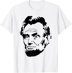 Abraham Lincoln Presidential Portrait Vintage Abe Lincoln T-Shirt - T-Shirt | White