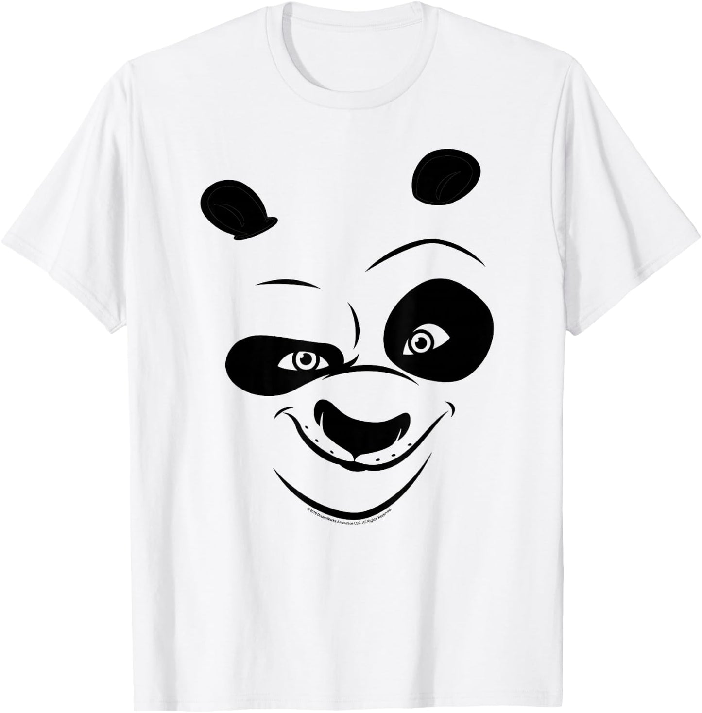 Kung Fu Panda Po Big Face Costume T-Shirt - T-Shirt | White