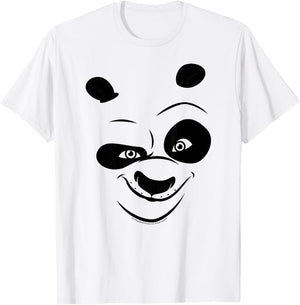 Kung Fu Panda Po Big Face Costume T-Shirt - T-Shirt | White