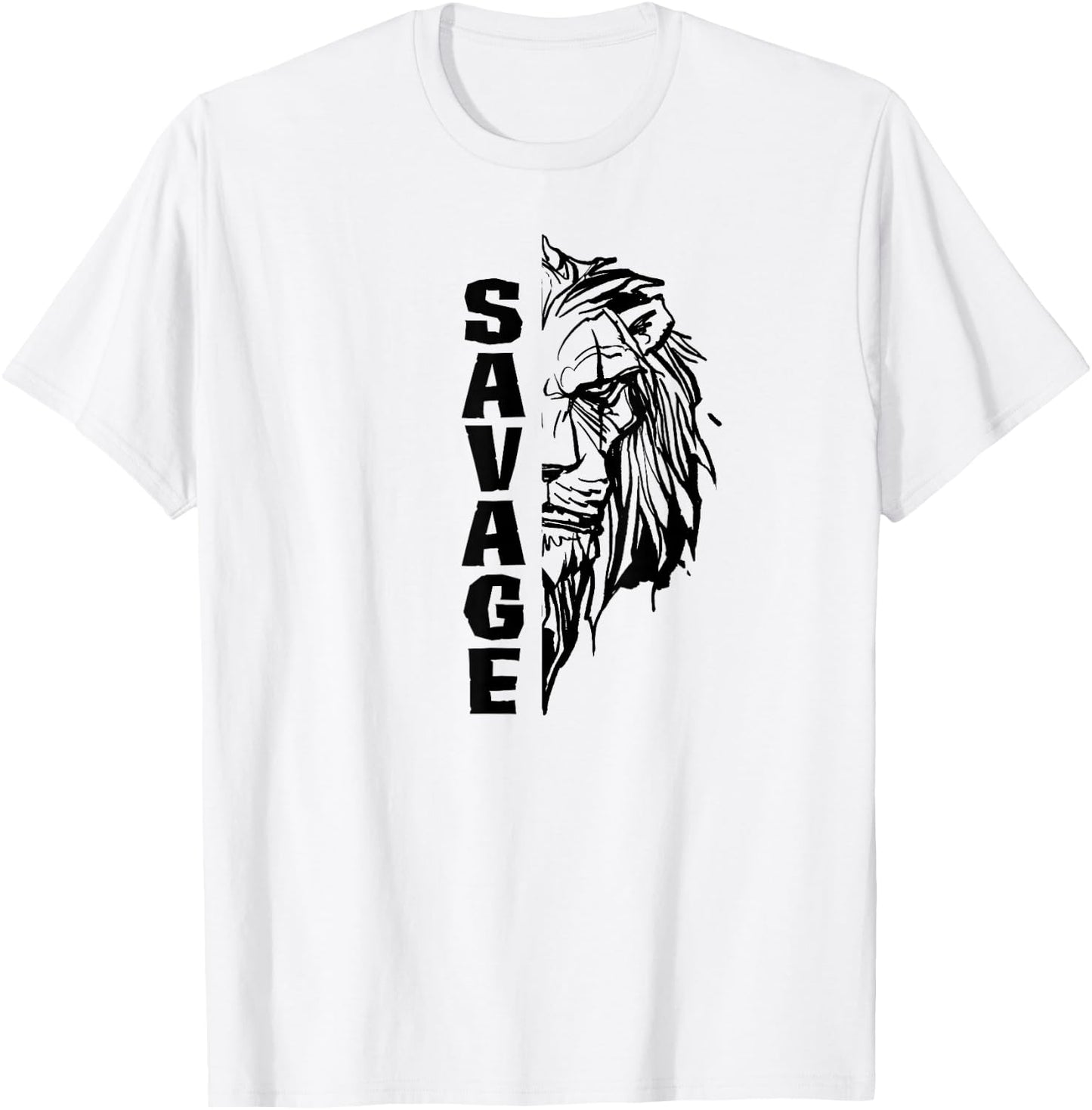 Disney - Lion King Live Action Savage T-Shirt - T-Shirt | White