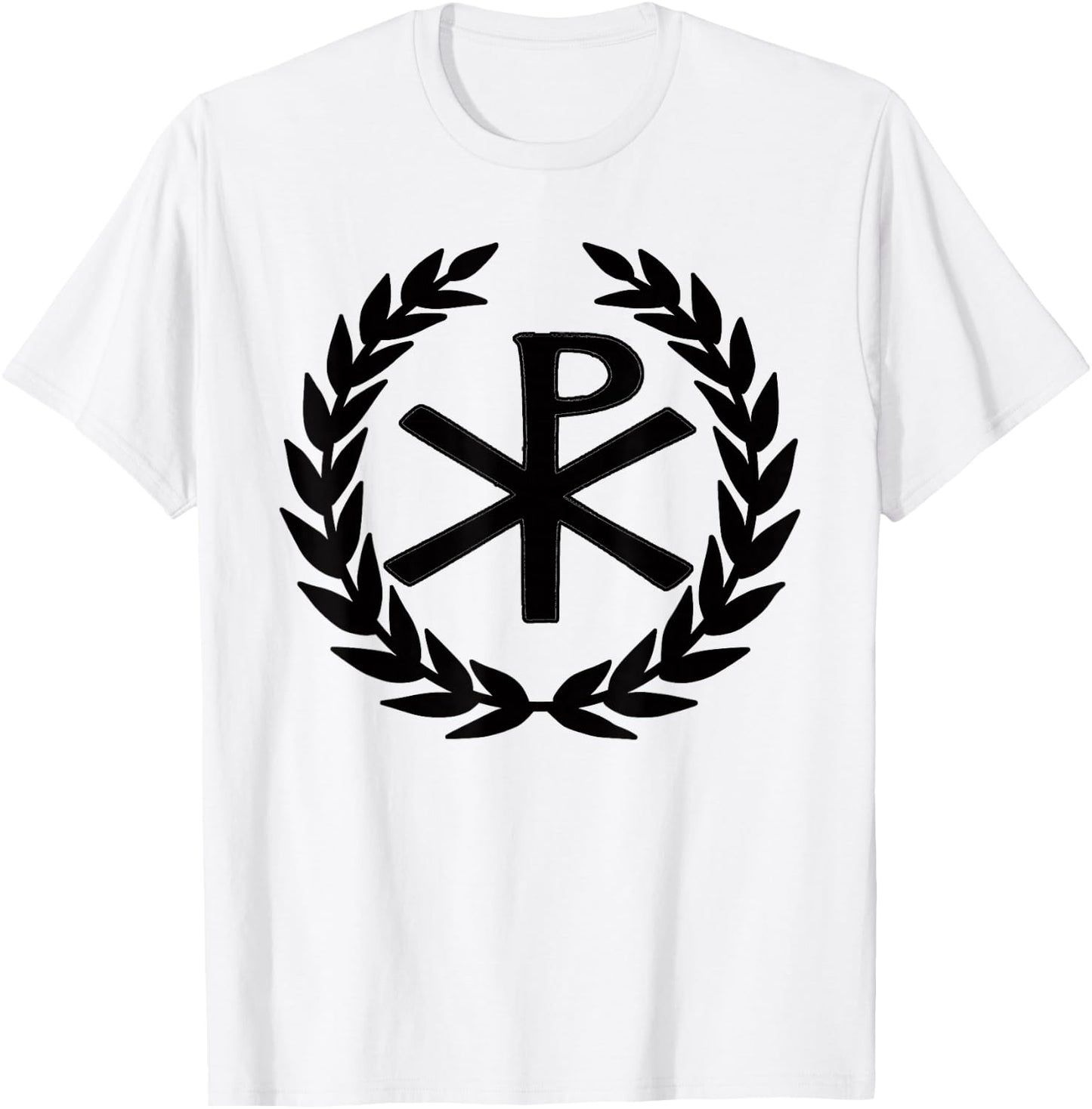 Roman Empire Chi Rho Symbol T-Shirt - T-Shirt | White
