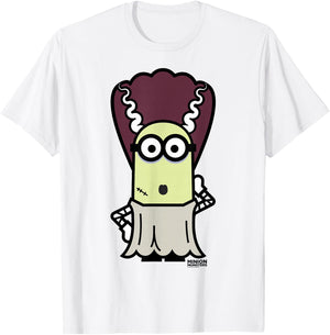 Despicable Me Monster Halloween Bride Graphic T-Shirt - T-Shirt | White
