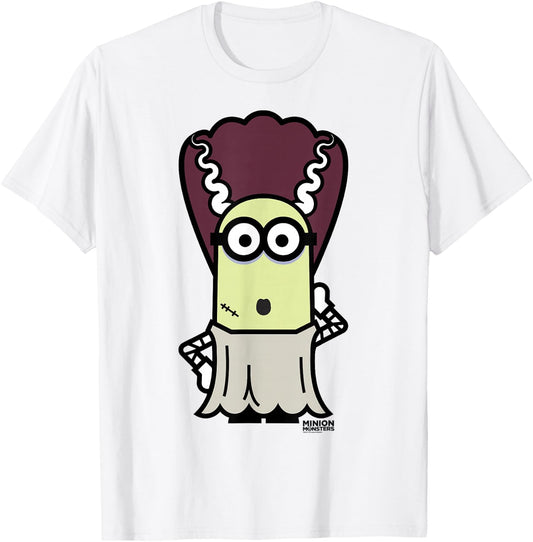 Despicable Me Monster Halloween Bride Graphic T-Shirt - T-Shirt | White