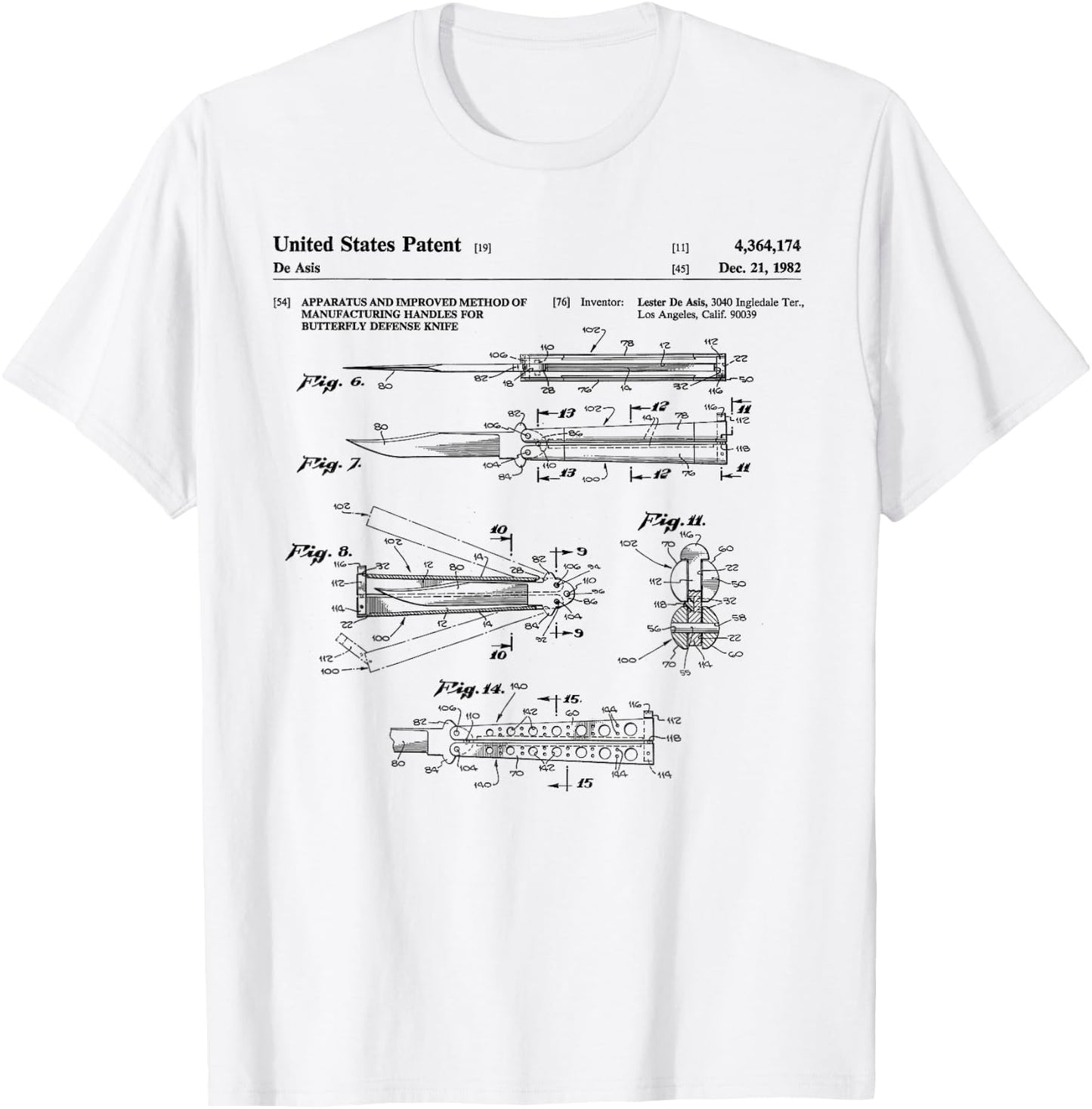 Vintage Balisong Patent T-Shirt - T-Shirt | White