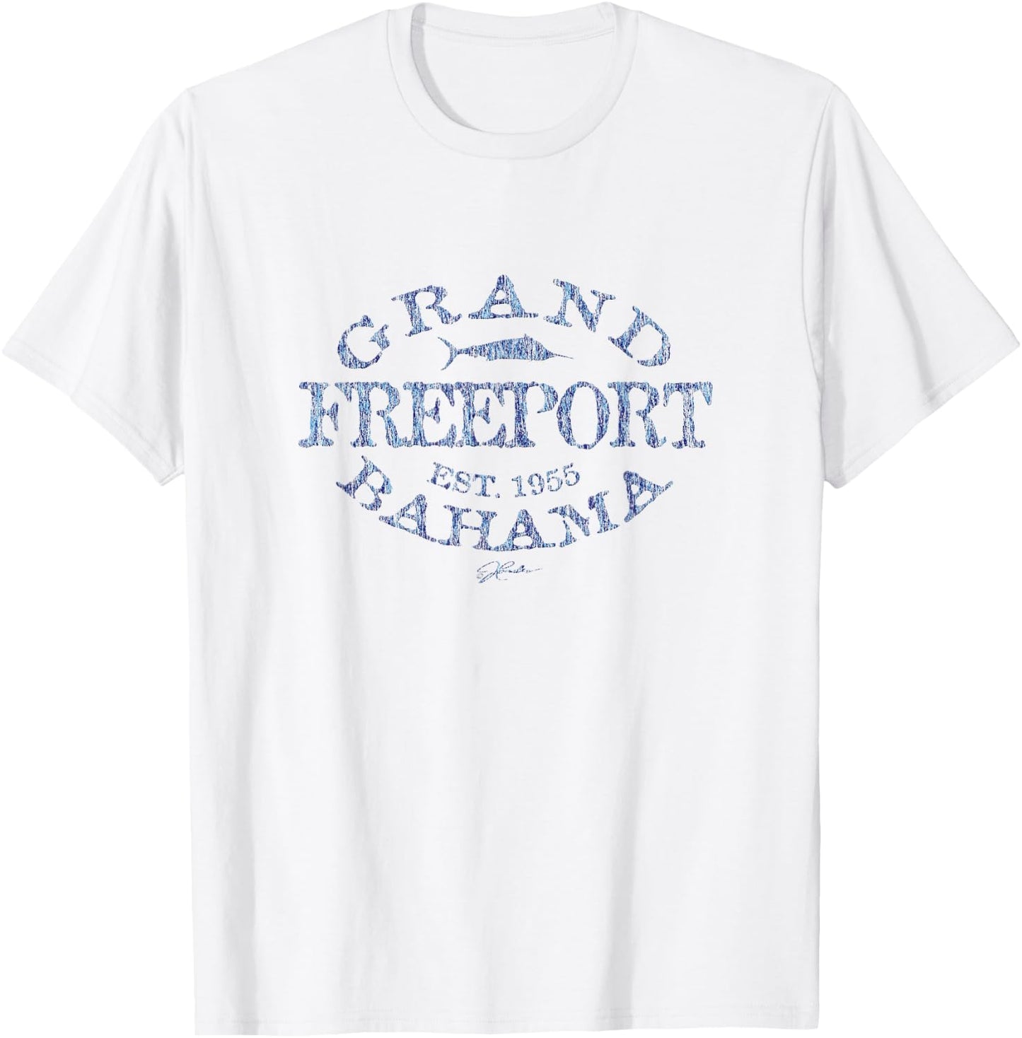 JCombs: Freeport, Grand Bahama T-Shirt - T-Shirt | White