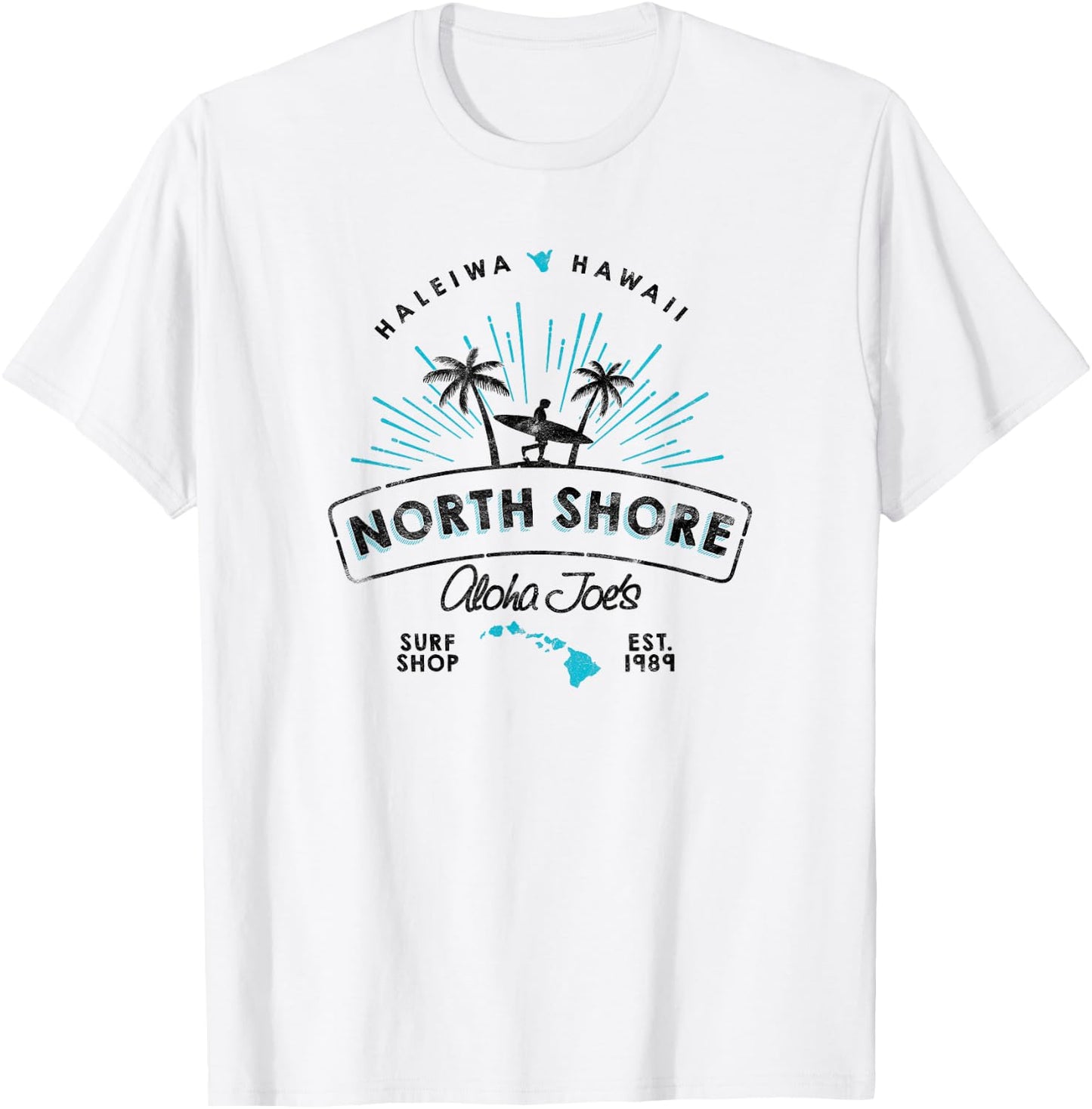 Aloha Joe's North Shore Surf Shop T-Shirt - T-Shirt | White