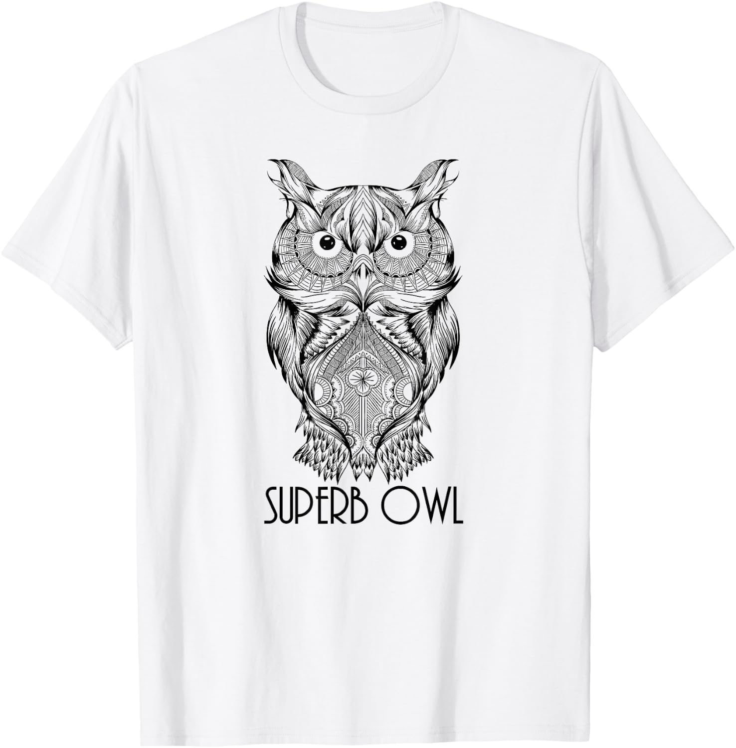 The Elegant Superb Owl Shirt - Owl Bird Shirt T-Shirt - T-Shirt | White