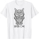 The Elegant Superb Owl Shirt - Owl Bird Shirt T-Shirt - T-Shirt | White