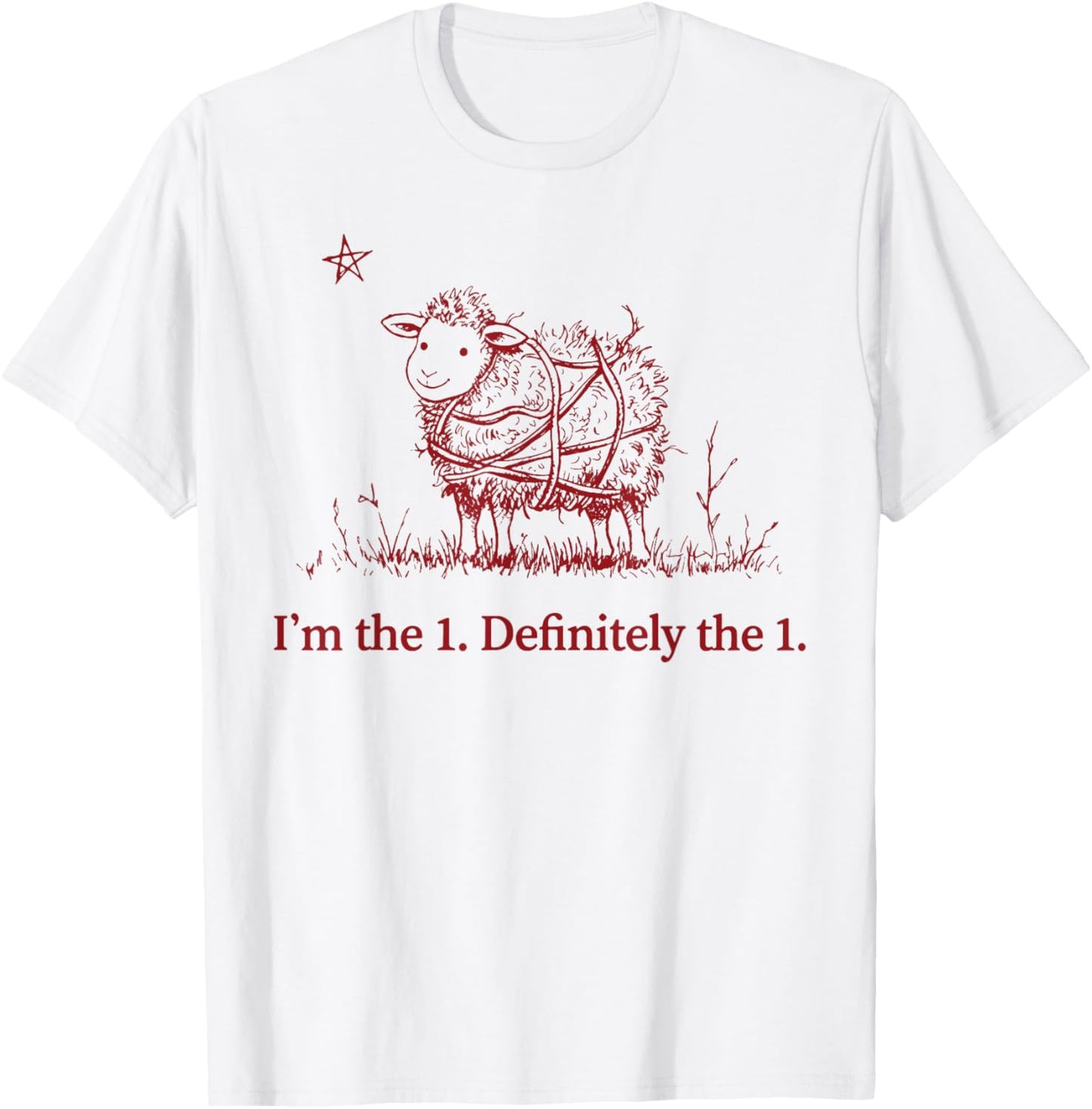 I'm The 1 Definitely The 1- Parable of The Lost Sheep T-Shirt - T-Shirt | White