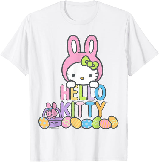 Hello Kitty Easter Bunny Logo Shirt T-Shirt - T-Shirt | White