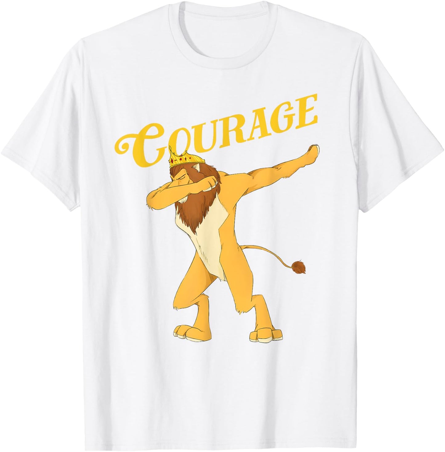 Cowardly Lion Dab - The Wizard Of Oz - Courage T-Shirt - T-Shirt | White